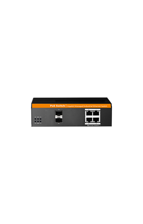PS-END1004G-2SFP 4-Port Gigabit Yönetilebilir Endüstriyel PoE Switch