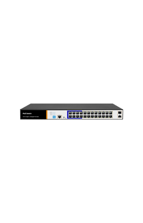 YPS-3024G-2SFP-L2 Yönetilebilir 24 Port Gigabit PoE Switch