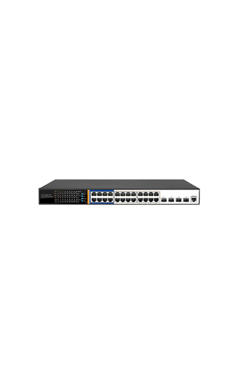 YPS-5024G-4SFP-L3 24 Port Gigabit Yönetilebilir PoE Switch